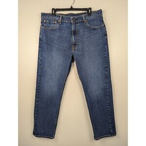 Levi's 505 Men's Regular Fit Straight Leg Denim Blue Jeans 38x30 Red Tab‎ 36x28